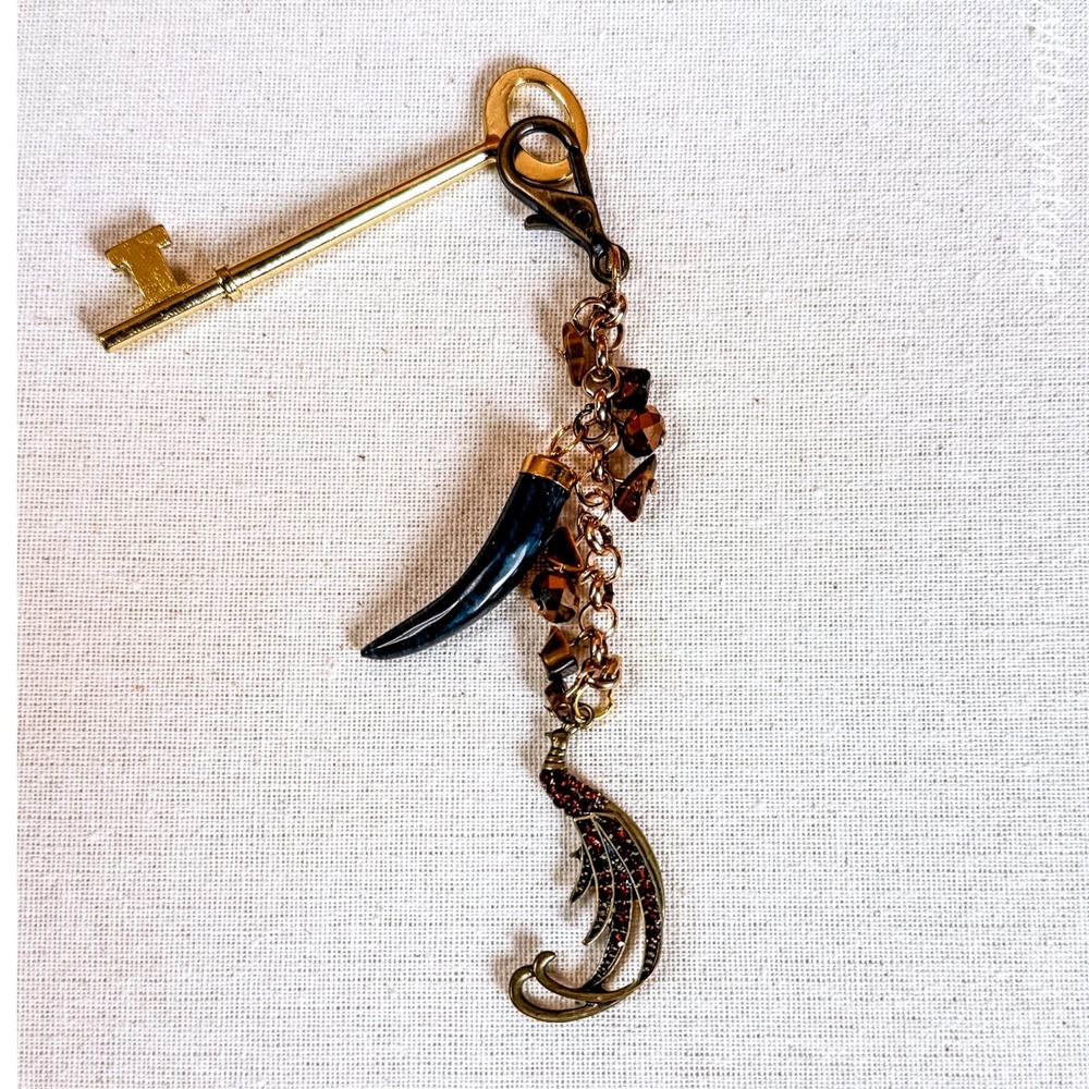 Peacock Bag‎ Charm